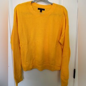 Lightweight yellow sweater